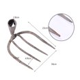 thumbnail image 2 of DOLITY Garden Rake Head, Four Tooth, High Carbon Steel, Replacement Hoe Rake Harrow for L Pointed Head, 2 of 7