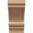 thumbnail image 2 of 4"W x 4"D x 8"H Wide Diane Rough Cedar Woodgrain TimberThane Corbel, Primed Tan, 2 of 6