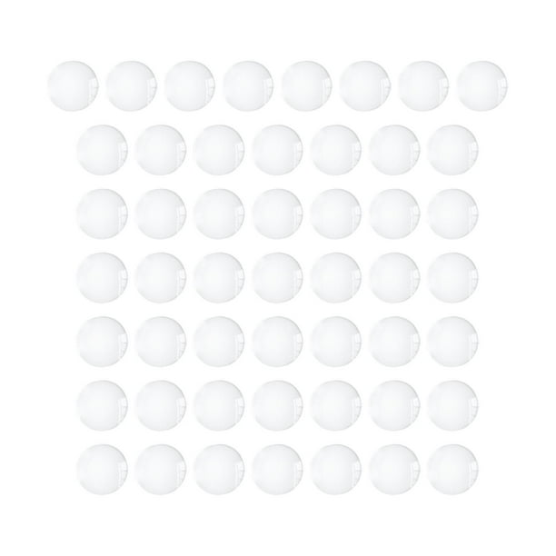 Cabujones de vidrio con forma de cúpula para manualidades, cuentas redondas planas para llaveros y... 8mm 50 piezas