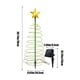 thumbnail image 3 of Luces solares navideñas LED para árbol de Navidad, luces de colores cálidos, luz de colores, dos opciones, 8 modos de iluminación, decoración navideña, decoración para jardín al aire libre, patio, 1 p, 3 of 9