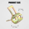 thumbnail image 2 of 60 Pcs 5mm ID Spring Band Type Clamps, 3/16" Fuel Hose Clamps Fasteners, Golden Spring Hose Clip for Fuel Hose Line Water Pipe Air Tube Silicone Hose, 2 of 13