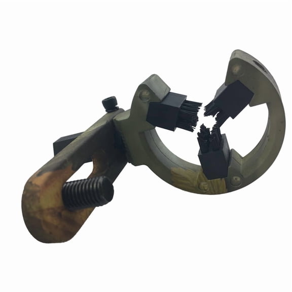 Brush Arrow Rest for Compound Bows – Black Camo Magnetic Arrow Holder