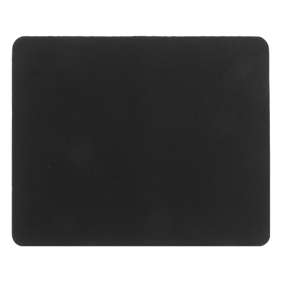 Almohadilla de ratón negro con una cola de ratón ergonómica de la base de goma que no es deslizante para el uso de mousepad portátil para el trabajo de la oficina de juegos.