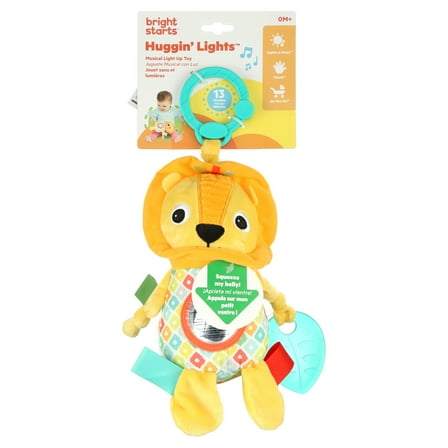 Bright Starts Huggin’ Lights Musical Light Up Toy - Lion