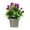 Purple, variant on SPRING PARK Artificial Rose Plant Realistic Fake Tree Potted Home Office