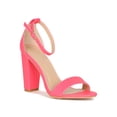 thumbnail image 1 of Women Open Toe Single Sole Ankle Strap Chunky Heel Sandal 18435, 1 of 6