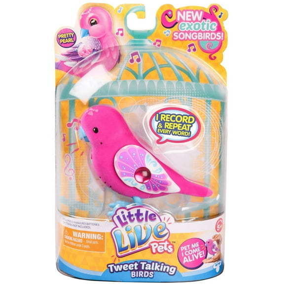 Little Live Pets Pretty Pearl Tweet Talking Bird Pet Doll