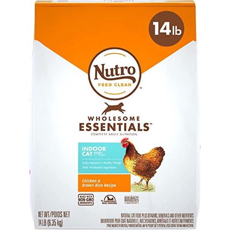 UPC: 0079105117326 | Nutro Wholesome Essentials Chicken and Brown Rice Dry Cat Food  14 lb Bag