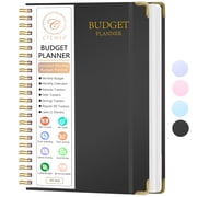 CTCMSP Hardcover Budget Planner-Monthly Budget Book with Expense Tracker Spiral Notebook,Undated 12 Month Bill Organizer & Finance Planner to Manage Your Money