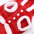 thumbnail image 2 of GFHFHITJ Christmas Pet Costume, Santa Reindeer Flannel Warm Dog Cat Clothing, Fall & Winter Holiday Dress Up Outfit for Christmas Pet Accessories, 2 of 4