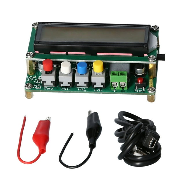 Yeacher LC100-A Digital LCD Capacitance Meter High Inductance Capacitance L C Meter 1pF-100mF 1uH-100H锛寃ith Test Clip