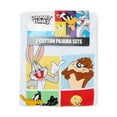 thumbnail image 4 of Looney Tunes Toddler Boys Long Sleeve Tops and Pants, 4-Piece Pajama Set, Sizes 2T-4T, 4 of 4