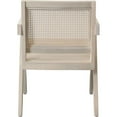 thumbnail image 3 of Carter Dining/Accent Chair in Solid Wood Frame in Natural Finish w/ Natural Cane Seat Back by Diamond Sofa, 3 of 7