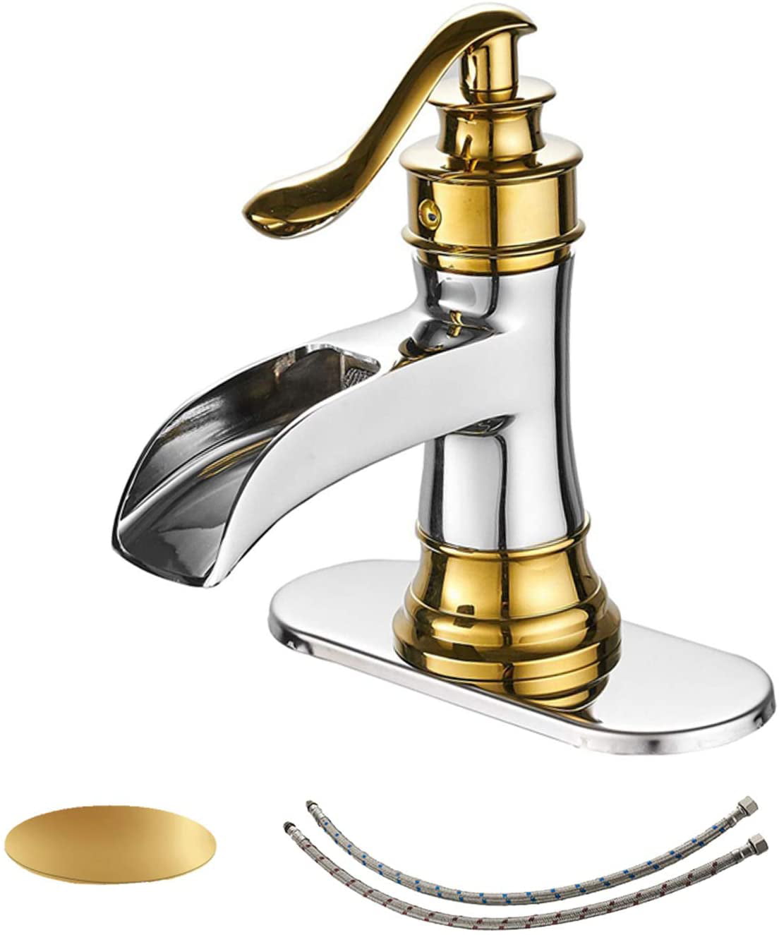 Details about   Home Sink Pop Up Drain Brass Waste With Overflow Gold Stopper Plumbing Pipe Kit 