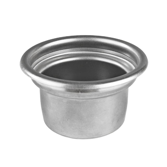 Recipiente para Polvo de Café 58 mm Cuatro Tazas, Acero Inoxidable, con Asa Cafetera, Filtro Reutilizable.
