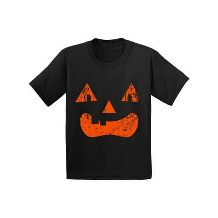 Awkward Styles Halloween Youth Shirts Cute Pumpkin Shirt For Kids Jack O Lantern Tshirts Spooky Halloween Outfits Halloween Gifts