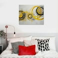 thumbnail image 4 of ONETECH Yellow Abstract Line Pictures Canvas Wall Art for Bedroom Wall Decor,Smart Line Wall Art Print Paitnings for home Decor,Morden Artwork Full of Imagination Line Drawing Canvas Art, 4 of 4