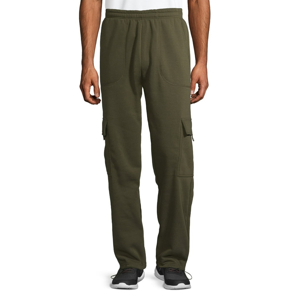 climate concepts men's and big men's fleece cargo pants