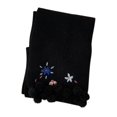 thumbnail image 1 of RXIRUCGD Mode Femme Loisirs Doux pour la Peau Garde au Chaud Foulards Épaississantes (Noir), 1 of 2