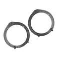 thumbnail image 1 of Speaker Adapter Rings, ABS Plastic Black Easy Installation  Speaker Gasket  Replacement For FIT 2008-2014 For Car, 1 of 8
