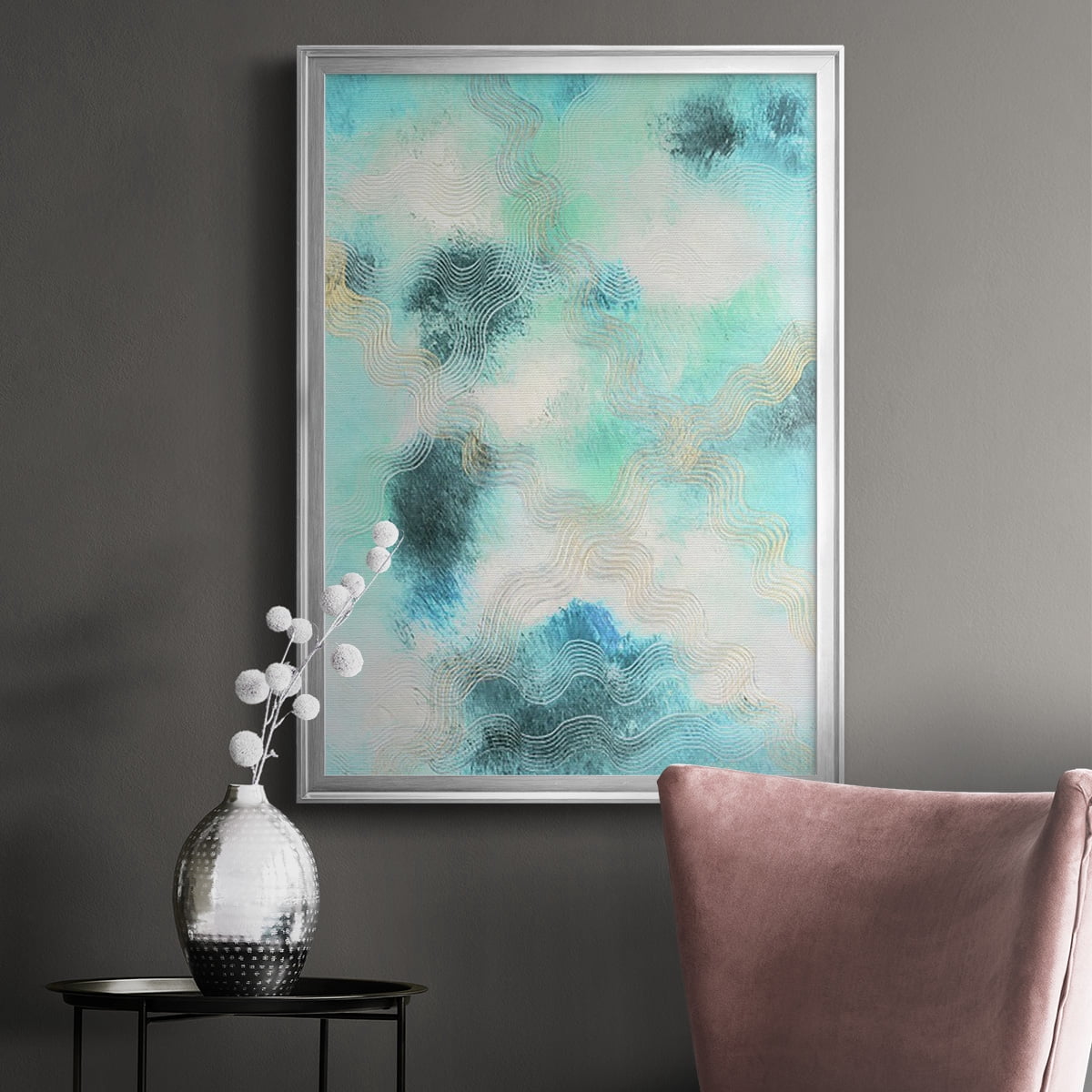 Blue Shift I Premium Framed Print, in Gold, Black, or Silver - Ready to Hang