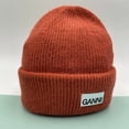 thumbnail image 2 of 2023 Solid Knitted Beanies Caps For Women Warm Female Letter Cloth Thick Knitted Hats Autumn Winter Outdoor Sport Warm Cap, 2 of 4