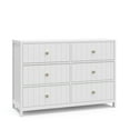 thumbnail image 3 of Graco Teddi 6 Drawer Nursery Double Dresser, White, 3 of 15