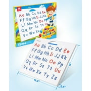 Coogam Magnetic Letters Practicing Board, Magnets Tracing ABC Alphabet Board Learning to Write Uppercase&Lowercase Educational Toy Fine Motor Montessori for 3 4 5 Years Old