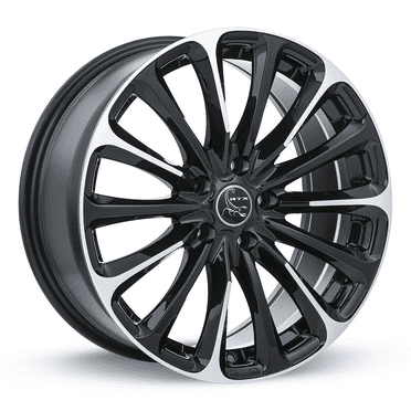 RTX POISON 17X7.5 5-114.3 C73.1 BLACK MCH Wheel