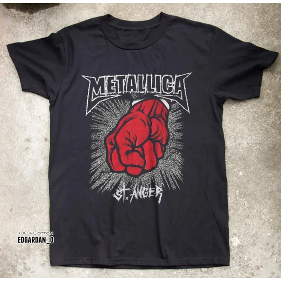 St. Anger 2003 Tour Band Graphic Reprint Retro Black Unisex T-Shirt up to size 5XL