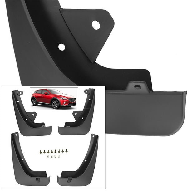 Mud Flaps Splash Guards For 16 19 Mazda Cx 3 Cx3 Front Rear Left Right Mudguards Walmart Com