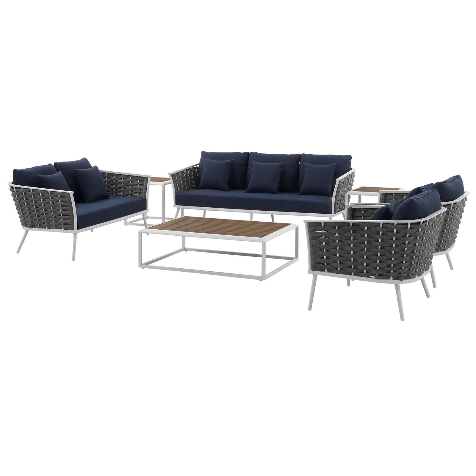 Modern Contemporary Urban Design Outdoor Patio Balcony Garden Furniture Lounge Chair, Sofa and