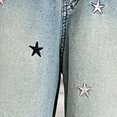 thumbnail image 5 of RUTAYY Toddler Kids Girls Jeans Distressed Elastic Waist Baggy Denim Wide Leg Trousers Versatile Pants, 5 of 9