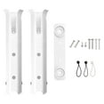 thumbnail image 3 of GARENDE 2 Tube Fishing Rod Holder Bracket 2 Rack Fishing Rod Holder for Trailer white, 3 of 9