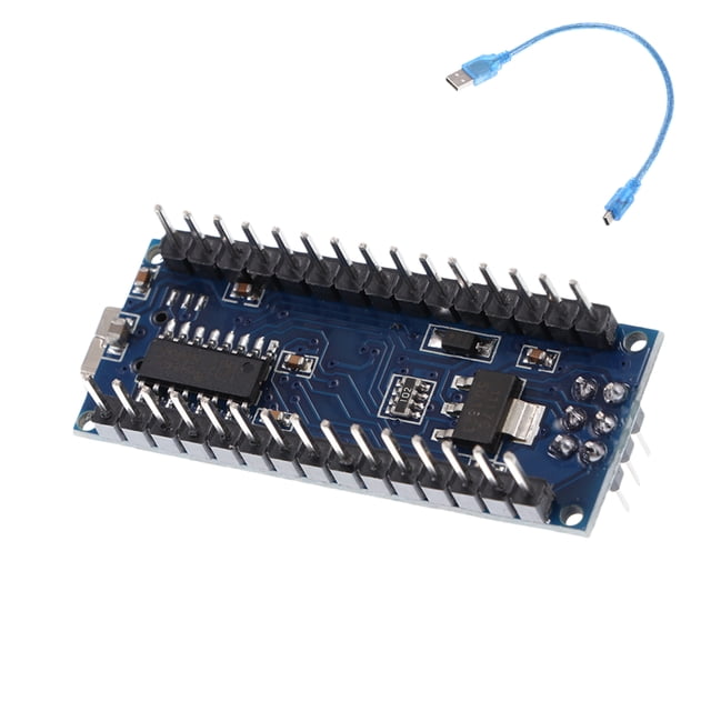 Placa Microcontroladora Fr-4 Módulo Microcontrolador Atmega328P Placa De Desarrollo Micro V3.0 Módulo De Expansión Ch340 Chip Usb Con Cable Usb