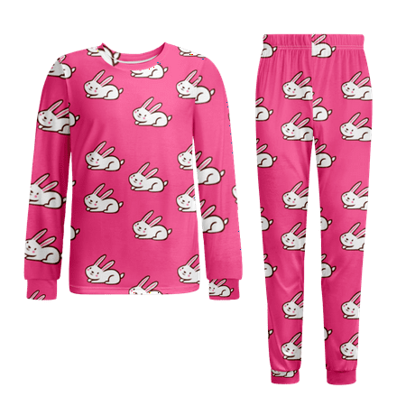 

Easter Pajamas-Little Big Boys Pajamas Sets Pjs Toddler Kids Jammies Easterr Bunny Egg Carrot Kawaii Pajamas Size 130