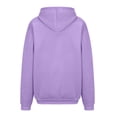 thumbnail image 5 of Women's Rhinestone Hooded Sweatshirt Diamond Pullover Bling Crystal Hoodie Casual Streetwear Y2K Vintage Aesthetic Loose Fall Fashion Cozy Loungewear Top, 5 of 9