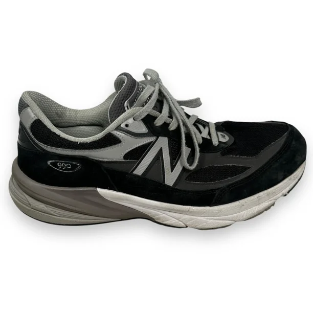 New Balance 990 Running Shoes Men’s 13 2E EE Wide Black WhiteGray Sneakers
