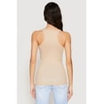 thumbnail image 4 of Womens Ribbed Knit Racerback Tank Top, 4 of 4
