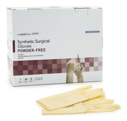 Surgical Glove McKesson confiderm SPPS Sterile Powder Free Polyisoprene