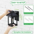 thumbnail image 4 of Luces solares de pared CYHKEE, paquete de 2 unidades, sensor de movimiento IP65, impermeables, 4 of 8