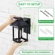 thumbnail image 4 of Luces solares de pared CYHKEE, paquete de 2 unidades, sensor de movimiento IP65, impermeables, 4 of 8