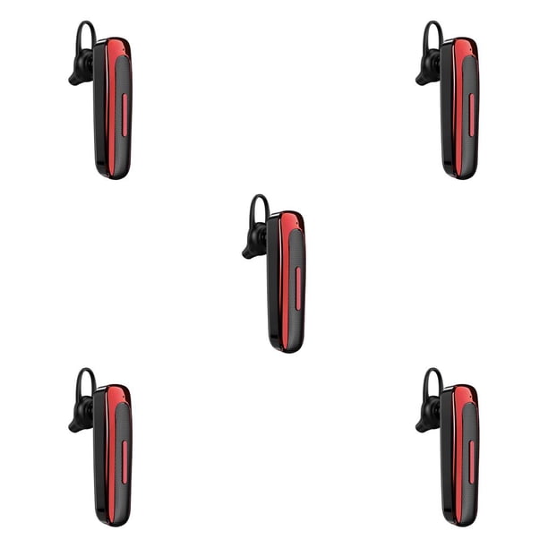 Bearachild Auricular compatible con Bluetooth 5.0 Auriculares estéreo con cancelación de ruido Auriculares recargables a prueba de sudor Negro Type2 NO2