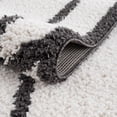 thumbnail image 4 of Hauteloom Brad Living Room, Bedroom Area Rug - Contemporary - Plush Pile - White, Black - 2' x 3', 4 of 12