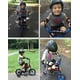 thumbnail image 4 of Juego de 7 cascos para niños y rodilleras para niños y niñas, juego de equipo de protección para niños, casco de patinaje ajustable para niños, rodilleras y coderas para ciclismo, patinaje, monopatín, color negro Zhivalor XM133-1, 4 of 6