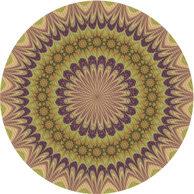 Ahgly Company Tapis Rond Lavable en Machine Intérieur Transitionnel Marron Sienne, 4 Pieds Rond