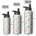 thumbnail image 5 of Cute Puppy Pattern Stainless Steel Water Bottle - Wide Mouth Design with Sweat-Free Surface & 360° Seal Ring for All-Day Temperature Retention (BPA/Odor Free), 5 of 6