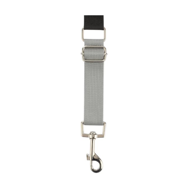 Extensor de brazo para aseo de mascotas, ayudante de aseo, lazo ajustable resistente al desgaste Gris