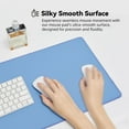 thumbnail image 3 of Large Gaming Mouse Pad with Durable Stitched Edges   Rubber Base  Big Computer Keyboard Mouse Mat Desk Pad for Home Office Gaming Work  40cm x90cm x0.3cm  Black, 3 of 7