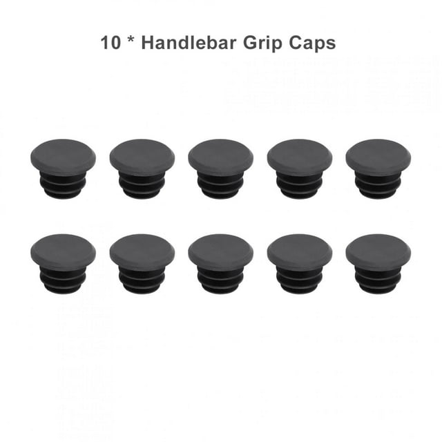 Fyydes Handlebar Grip End Plug,Handlebar Grips Cap,10pcs Plastic Bike Bicycle Handlebar Grip End Cap Plug Cycling Accessory